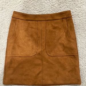 Anne Taylor LOFT Suede Skirt